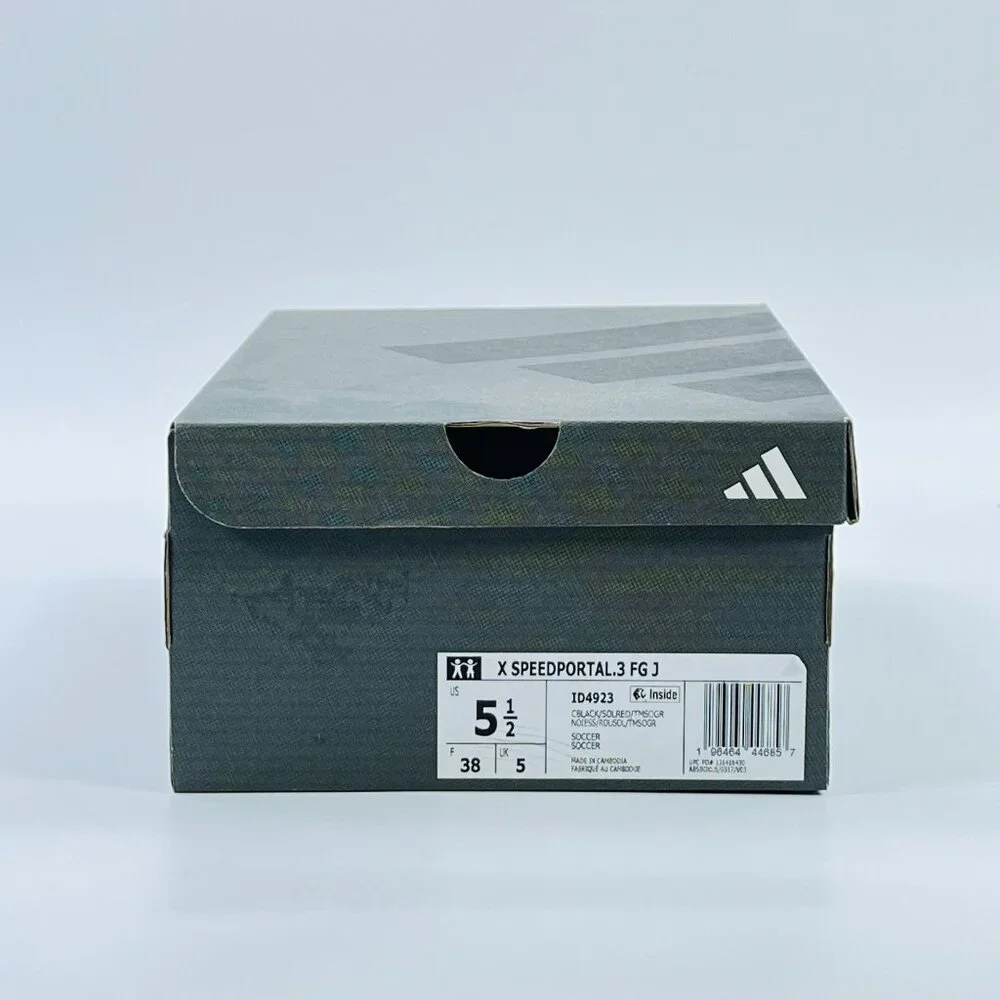 Adidas X Speedportal.3 FG J 'Black Solar Red' ID4923 Soccer Multi Size
